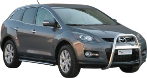 Pushbar | geschikt voor Mazda | CX-7 07-09 5d suv. | RVS rvs zilver High Medium Bar