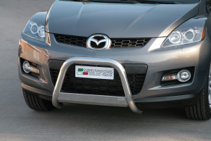 Pushbar | geschikt voor Mazda | CX-7 07-09 5d suv. | RVS rvs zilver Medium Bar