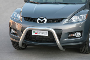 Pushbar | geschikt voor Mazda | CX-7 07-09 5d suv. | RVS rvs zilver Super Bar
