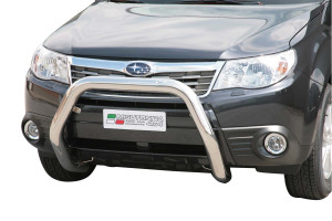Pushbar | geschikt voor Subaru | Forester 08-11 5d suv. / Forester 11-13 5d suv. | rvs zilver Super Bar RVS