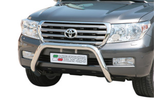 Pushbar geschikt voor Toyota Land Cruiser V8 08-12 5d suv | Roestvrij staal | Glanzend | RVS