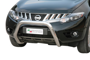 Pushbar | geschikt voor Nissan | Murano 08-10 5d suv. / Murano 10-15 5d suv. | rvs zilver Super Bar RVS