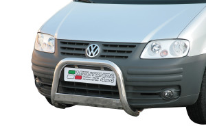 Pushbar | geschikt voor Volkswagen | Caddy Combi 04-10 4d mpv. | rvs zilver Medium Bar RVS