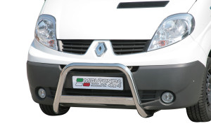 Pushbar | Renault | Trafic 11-14 4d bus. | rvs zilver Medium Bar RVS
