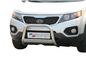 Pushbar | geschikt voor Kia | Sorento 09-12 5d suv. | RVS rvs zilver Medium Bar CE-keur