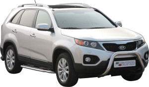Pushbar | geschikt voor Kia | Sorento 09-12 5d suv. | RVS rvs zilver Super Bar CE-keur
