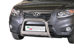 Pushbar | geschikt voor Hyundai | Santa Fe 10-12 5d suv. | RVS rvs zilver Medium Bar CE-keur