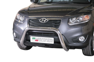 Pushbar | geschikt voor Hyundai | Santa Fe 10-12 5d suv. | RVS rvs zilver Super Bar CE-keur