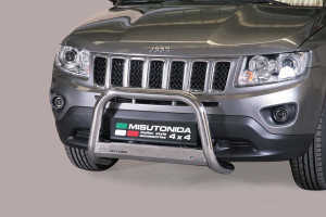 Pushbar | geschikt voor Jeep | Compass 11-13 5d suv. / Compass 13-16 5d suv. | RVS rvs zilver Medium Bar CE-keur