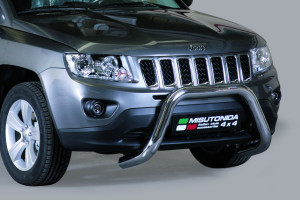 Pushbar | geschikt voor Jeep | Compass 11-13 5d suv. / Compass 13-16 5d suv. | RVS rvs zilver Super Bar CE-keur