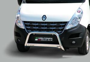 Pushbar | Renault | Master 11-14 4d bes. / Master 14- 4d bes. / Master 19- 4d bes. / Master Combi 11-14 4d bus. / Master Combi 15-19 4d bus. | Medium Bar RVS CE-keur