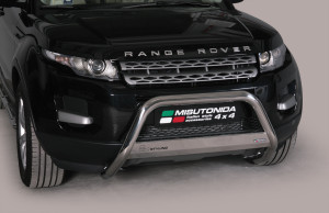 Pushbar | Land Rover | Range Rover Evoque 11-13 5d suv. / Range Rover Evoque 13- 5d suv. | RVS rvs zilver Medium Bar Pure & Prestige uitvoering | Pre-facelift CE-keur