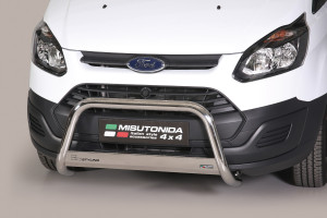 Pushbar | Ford | Transit Custom Kombi 12-18 4d bus. | RVS rvs zilver Medium Bar CE-keur