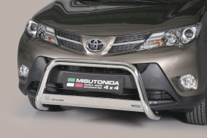 Pushbar | geschikt voor Toyota | RAV4 13-16 5d suv. | rvs zilver Medium Bar RVS CE-keur