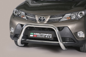 Pushbar | geschikt voor Toyota | RAV4 13-16 5d suv. | rvs zilver Super Bar RVS CE-keur