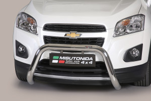 Pushbar | geschikt voor Chevrolet | Trax 13-14 5d sta. | RVS rvs zilver Super Bar CE-keur