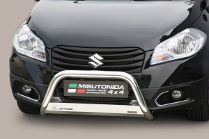 Pushbar | geschikt voor Suzuki | S-Cross 13-16 5d suv. / S-Cross 16- 5d suv. | rvs zilver Medium Bar RVS CE-keur