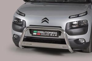 Pushbar Misutonida geschikt voor Citroen C4 Cactus 14-19 5d hat. | Roestvrij staal | Glanzend | RVS