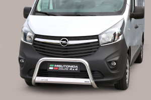 Pushbar | Opel | Vivaro Combi 14-18 4d bus. | rvs zilver Medium Bar RVS CE-keur