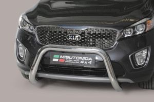 Pushbar | geschikt voor Kia | Sorento 15- 5d suv. | RVS rvs zilver Super Bar CE-keur