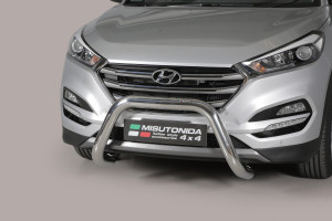 Pushbar | geschikt voor Hyundai | Tucson 15-18 5d suv. | RVS rvs zilver Super Bar CE-keur