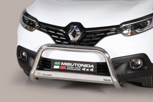 Pushbar | Renault | Kadjar 15- 5d mpv. | rvs zilver Medium Bar RVS CE-keur