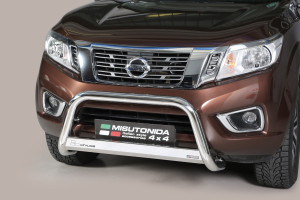 Pushbar | geschikt voor Nissan | Navara 16- 2d pic. / Navara 16- 4d pic. | rvs zilver Medium Bar RVS CE-keur
