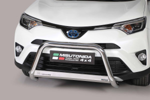 Pushbar | geschikt voor Toyota | RAV4 16-18 5d suv. | rvs zilver Medium Bar RVS CE-keur