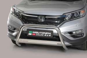 Pushbar | geschikt voor Honda | CR-V 15- 5d suv. | RVS rvs zilver Medium Bar CE-keur