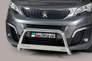 Pushbar | geschikt voor Peugeot | Expert 16- 4d bes. / Traveller 16- 4d bes. | rvs zilver Medium Bar RVS CE-keur