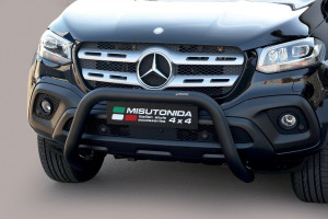 Pushbar | geschikt voor Mercedes-Benz | X-klasse 18- 4d pic. | RVS zwart Super Bar CE-keur