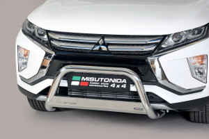 Pushbar | geschikt voor Mitsubishi | Eclipse Cross 17- 5d suv. | RVS rvs zilver Medium Bar CE-keur