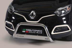 Pushbar | Renault | Captur 13-17 5d suv. | rvs zilver Medium Bar RVS CE-keur