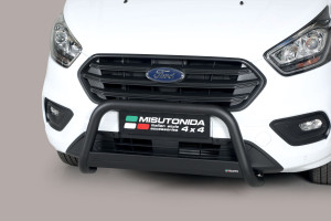 Pushbar | Ford | Transit Custom Kombi 18- 4d bus. | RVS zwart Medium Bar Korte versie (L1) CE-keur