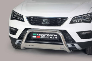 Pushbar | geschikt voor Seat | Ateca 16- 5d suv. | RVS rvs zilver Medium Bar CE-keur