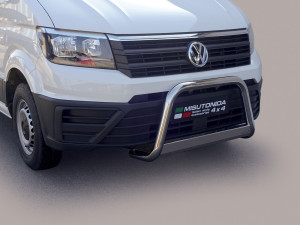 Pushbar | geschikt voor Volkswagen | Crafter Kombi 17- 4d bus. | rvs zilver Medium Bar RVS CE-keur