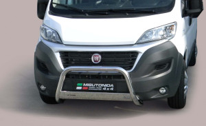 Pushbar | Fiat | Ducato Combinato 14- 4d bus. | RVS rvs zilver Medium Bar CE-keur