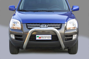 Pushbar | Kia | Sportage 04-07 5d suv. / Sportage 07-08 5d suv. | RVS rvs zilver Super Bar