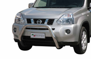 Pushbar | geschikt voor Nissan | X-Trail 07-10 5d suv. | rvs zilver Super Bar RVS