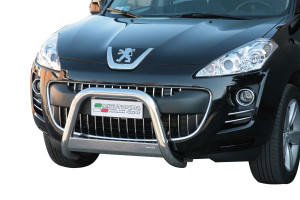 Pushbar | geschikt voor Peugeot | 4007 07-11 5d suv. | rvs zilver Medium Bar RVS CE-keur