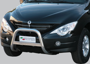 Pushbar Misutonida geschikt voor Ssangyong Actyon 06-09 5d suv | Roestvrij staal | Glanzend | RVS