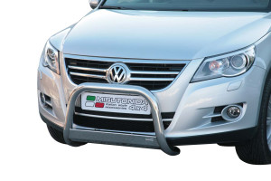 Pushbar | geschikt voor Volkswagen | Tiguan 07-11 5d suv. | rvs zilver Medium Bar RVS CE-keur