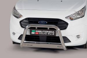 Pushbar | Ford | Transit Connect 18- 4d bes. | rvs zilver Medium Bar RVS CE-keur