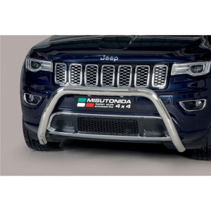 Pushbar | geschikt voor Jeep | Grand Cherokee 13- 5d suv. | rvs zilver Super Bar RVS CE-keur