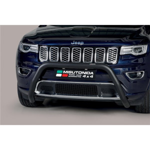 Pushbar | geschikt voor Jeep | Grand Cherokee 13- 5d suv. | zwart Super Bar RVS CE-keur