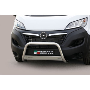 Pushbar | Opel | Movano 21- 4d bus | RVS Medium Bar rvs zilver CE-keur