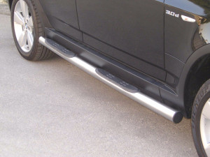 Side Bars | geschikt voor BMW | X3 04-06 5d suv. E83 | RVS rvs zilver Grand Pedana