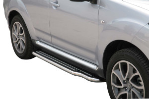 Side Bars Misutonida geschikt voor Citroen C-Crosser 07-12 5d suv | Roestvrij staal | Glanzend | RVS