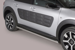 Side Bars Misutonida geschikt voor Citroen C4 Cactus 14-19 5d hat. | Roestvrij staal | Glanzend | RVS