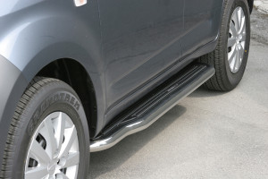 Side Bars | geschikt voor Daihatsu | Terios 06-10 5d suv. | CX / SX versie | rvs zilver Pedana RVS